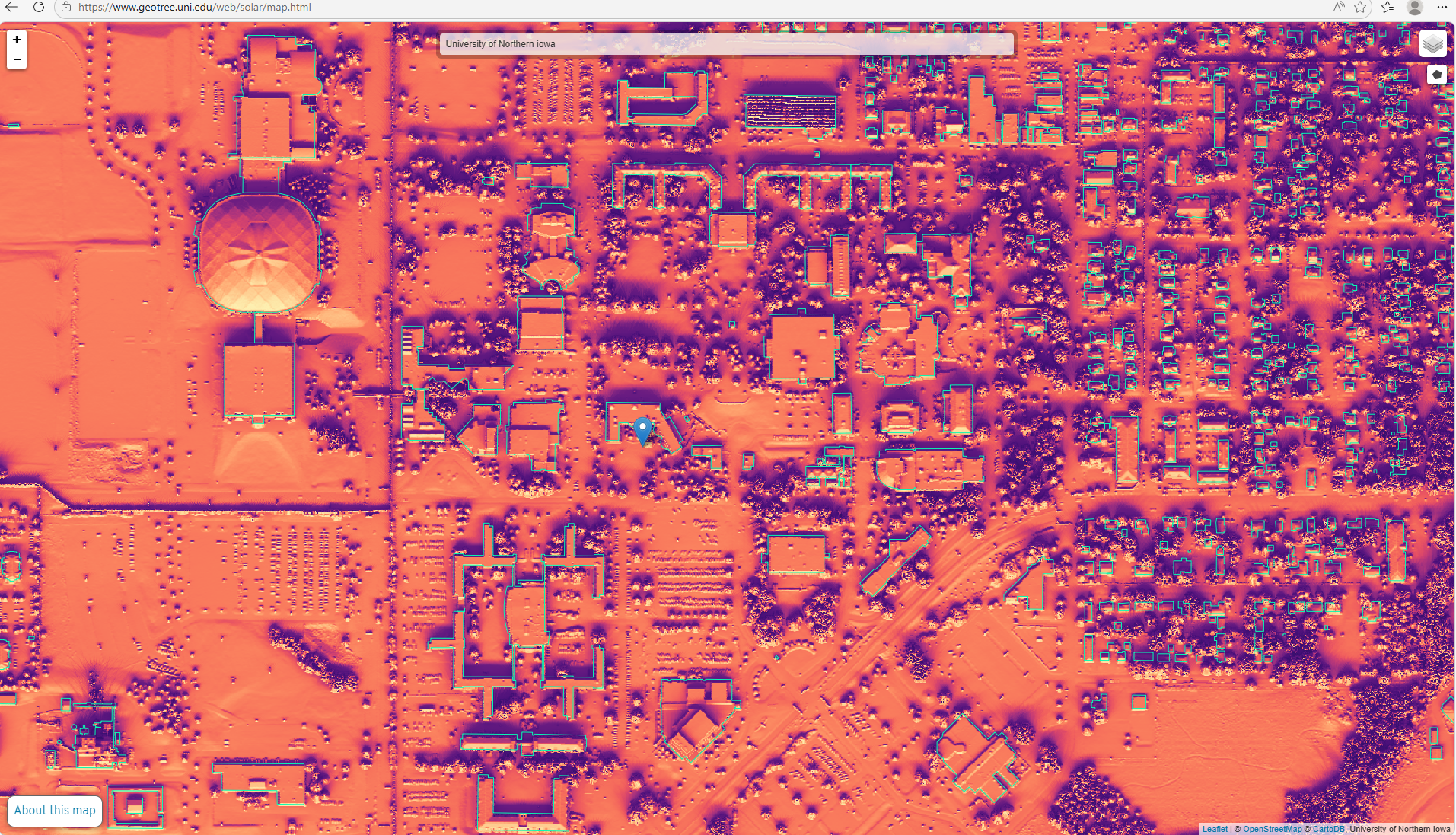 Solar Asset Map of UNI